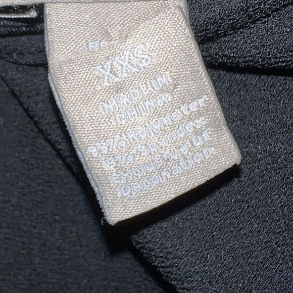 Banana Republic Black Bodycon Boatneck Open Back Little Black Dress Size XXS - Picture 4 of 5